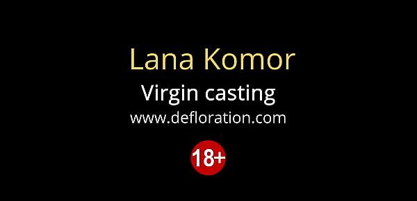  Lana Komor first time casting on camera